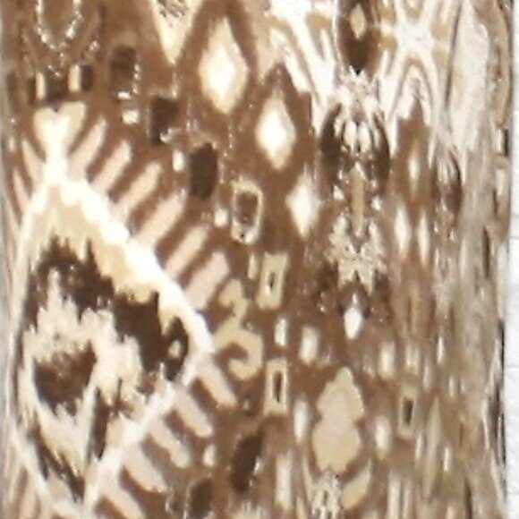 NEW DIRECTIONS Pants Palazzo Wide Leg Abstract Animal Print Geo Aztec Tan Medium - Picture 5 of 12